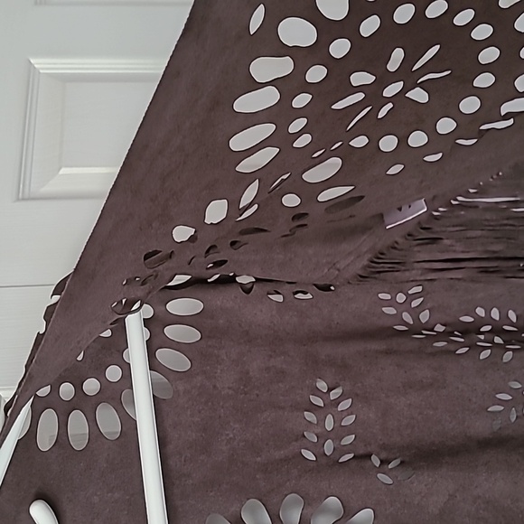 Vegan Suede Poncho - Picture 5 of 7